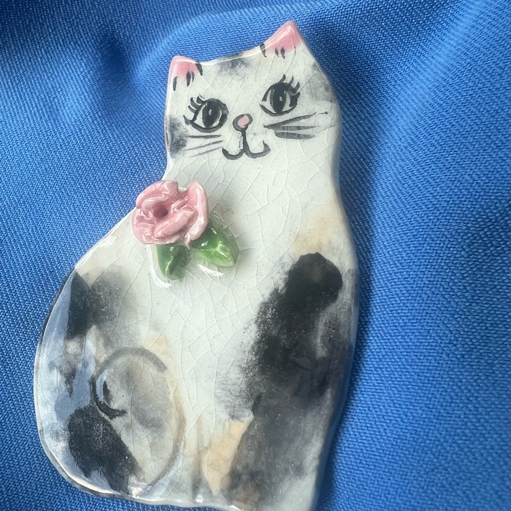 Loret Ceramic Broche kitty Broche!
